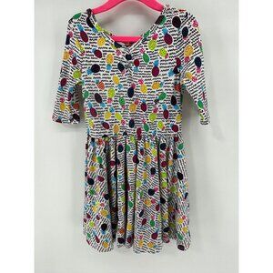 Dotdotsmile Girls Dress Size 3/4 Multi Color Pineapple Print New With Tags